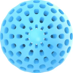 All For Paws Holey Egg Indestructible M - Hondenspeelgoed - Ø7.5x12 cm Blauw