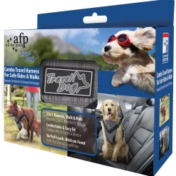 All For Paws Honden Autogordel - Hondenautoaccessoire - Grijs 30-50/41-56 Cm