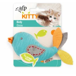 All For Paws Kitty Birdy - Kattenspeelgoed - 12.5x5.5x3 cm Assorti