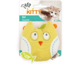 All For Paws Kitty Owl - Kattenspeelgoed - 9x8x3 cm Assorti