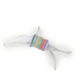 All For Paws Knotty Habit Yarn Feather - Kattenspeelgoed - 20x5x5 cm Wit