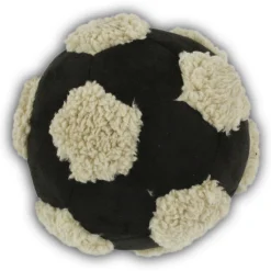 All For Paws Lambswool Cuddle Footbal - Hondenspeelgoed - Ø15 cm Assorti