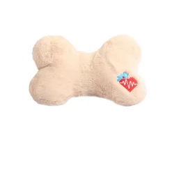 All For Paws Little Buddy Heart Beat Pillow - Hondenspeelgoed - 27x19x15.5 cm Wit