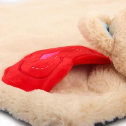 All For Paws Little Buddy Heart Beat My Fellow Bear Blanket - Hondenspeelgoed - 40x34 cm Creme