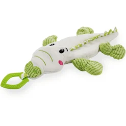 All For Paws Little Buddy Comforting Gator - Hondenspeelgoed - 40x25x4 cm Groen