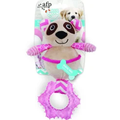 All For Paws Little Buddy Goofy Panda - Hondenspeelgoed - 25x16x9 cm Roze