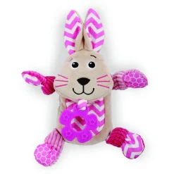 All For Paws Little Buddy Comforting Bunny - Hondenspeelgoed - 35x25x4 cm Pink