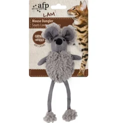 All For Paws Mouse Dangler - Kattenspeelgoed - 17x8x6 cm Assorti