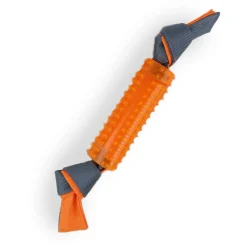 All For Paws Outdoor Ballistic Tpr Stick - Hondenspeelgoed - 33 cm Oranje Groen