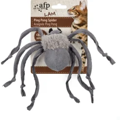 All For Paws Ping Pong Spider - Kattenspeelgoed - 14x9x4 cm Assorti