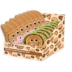 All For Paws Pluche Food Toy - Hondenspeelgoed - Assorti