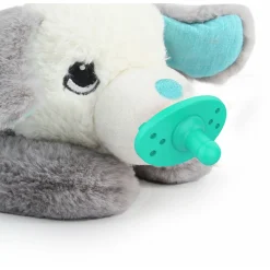 All For Paws Puppy Speelgoed Heartbeat & Warm Pacifier Buddy - Hondenspeelgoed - Grijs