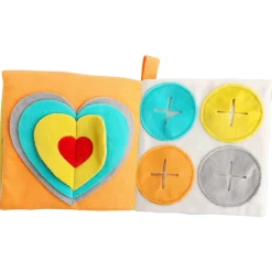 All For Paws Pups - Nose Work Book Toy - Hondenspeelgoed - Geel