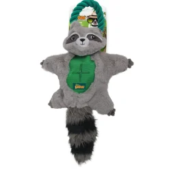 All For Paws Safari Air Raccon - Hondenspeelgoed - 50 cm Grijs