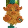 All For Paws Safari  Big Foot Buffalo - Hondenspeelgoed - 31 cm Bruin