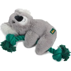 All For Paws Safari Rope Cuddle Koala - Hondenspeelgoed - 31 cm Grijs
