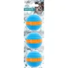 All For Paws Squeeze Fetch Ball 3 Pack - Hondenspeelgoed - Ø6.3 cm Oranje Blauw