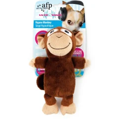 All For Paws Ultrasonic Aap Hypno - Hondenspeelgoed - 23x17x8 cm Bruin