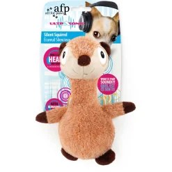 All For Paws Ultrasonic Eekhoorn - Hondenspeelgoed - 22x16.7x9 cm Bruin