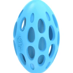 All For Paws Wiggle Holey Roller S - Hondenspeelgoed - Ø5.5x9 cm Blauw
