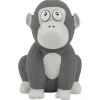 All For Paws Zootex Gorilla Jack - Hondenspeelgoed - 8.5x8x13 cm Zwart
