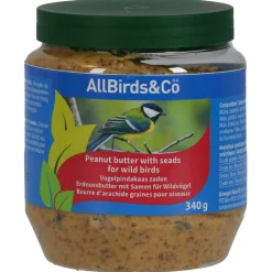 Allbirds&Co Vogelpindakaas Zaden - Tuinvogelvoer - 340 g