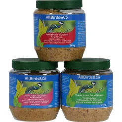 Allbirds&Co Vogelpindakaas - Tuinvogelvoer - 340 g