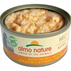 Almo Nature Hfc Cat Natural Blik Kitten - Kattenvoer - Kip 70 g Hfc