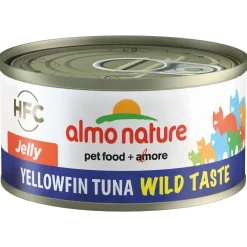 Almo Nature Hfc Cat Wild Taste Jelly Blik - Kattenvoer - Geelvintonijn 70 g
