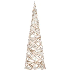 Anna's Collection Decoratieboom Besneeuwd - Kerstverlichting - 40 cm Warm Wit 10