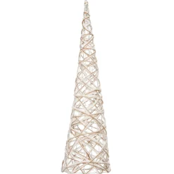 Anna's Collection Decoratieboom Besneeuwd - Kerstverlichting - 60 cm Warm Wit 15 led