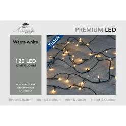 Anna's Collection Led Verlichting Met Trafo - Kerstverlichting - 12 m 760 g Warm Wit 12 led