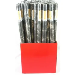 Anna's Collection Rol Grottenpapier - Decoratie - 200x60 cm Grijs Zwart