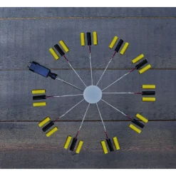 Anna's Collection Trafo 3xaaa 10x 3xaaa - Verlichting - Zwart per stuk 4m Aanloopsnoer