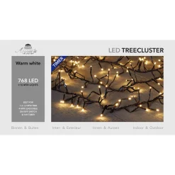 Anna's Collection Treecluster Verlichting - Kerstverlichting - 12.5 cm Warm Wit