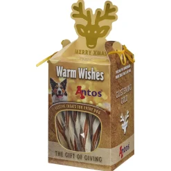 Antos Christmas Snack Box - Hondensnacks - Kip Rund Varken 13 cm 375 g