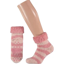 Apollo Dames Wollen Huissokken - Sokken - Assorti Streep 35/38-39/42