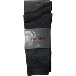 Apollo Sokken Wol 3-Pack Antraciet - Sokken