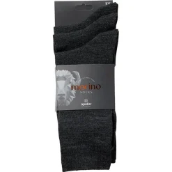 Apollo Sokken Wol 3-Pack Antraciet - Sokken