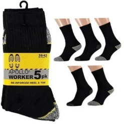 Apollo Werksokken 5-Pack - Sokken - Assorti 5 paar 5-Pack 43/46