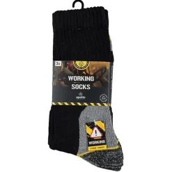 Apollo Werksokken 3-Pack Zwart - Sokken