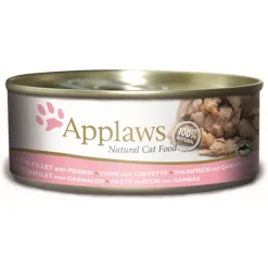 Applaws Cat Blik - Kattenvoer - Tonijnfilet Garnaal 156 g
