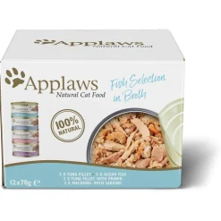 Applaws Cat Blik Mp Selection - Kattenvoer - Vis 12x70 g