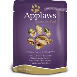Applaws Cat Pouch Quick Serve - Kattenvoer - Kip Rijst 70 g