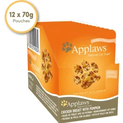 Applaws Cat Pouch Quick Serve Selection - Kattenvoer - Kip Pompoen 70 g