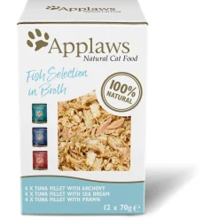 Applaws Cat Pouch Quick Serve Selection - Kattenvoer - Vis 12x70 g
