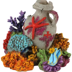 Aqua Della Amfoor Koraal 2 - Aquarium - Ornament - 13.9x11.5x12.4 cm