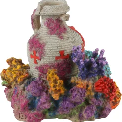 Aqua Della Amfoor Koraal 2 - Aquarium - Ornament - 13.9x11.5x12.4 cm