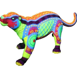 Aqua Della Dia De Los Muertos Jaguar - Aquarium - Ornament - 19.5x7.4x9.4 cm