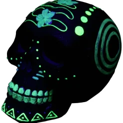 Aqua Della Dia De Los Muertos Schedel 4 - Aquarium - Ornament - 16.7x11.7x13.2 cm